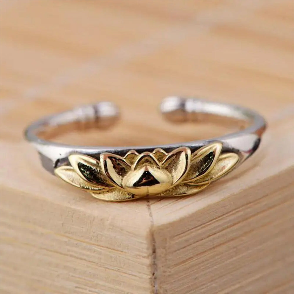 Bague Couronne de Lotus