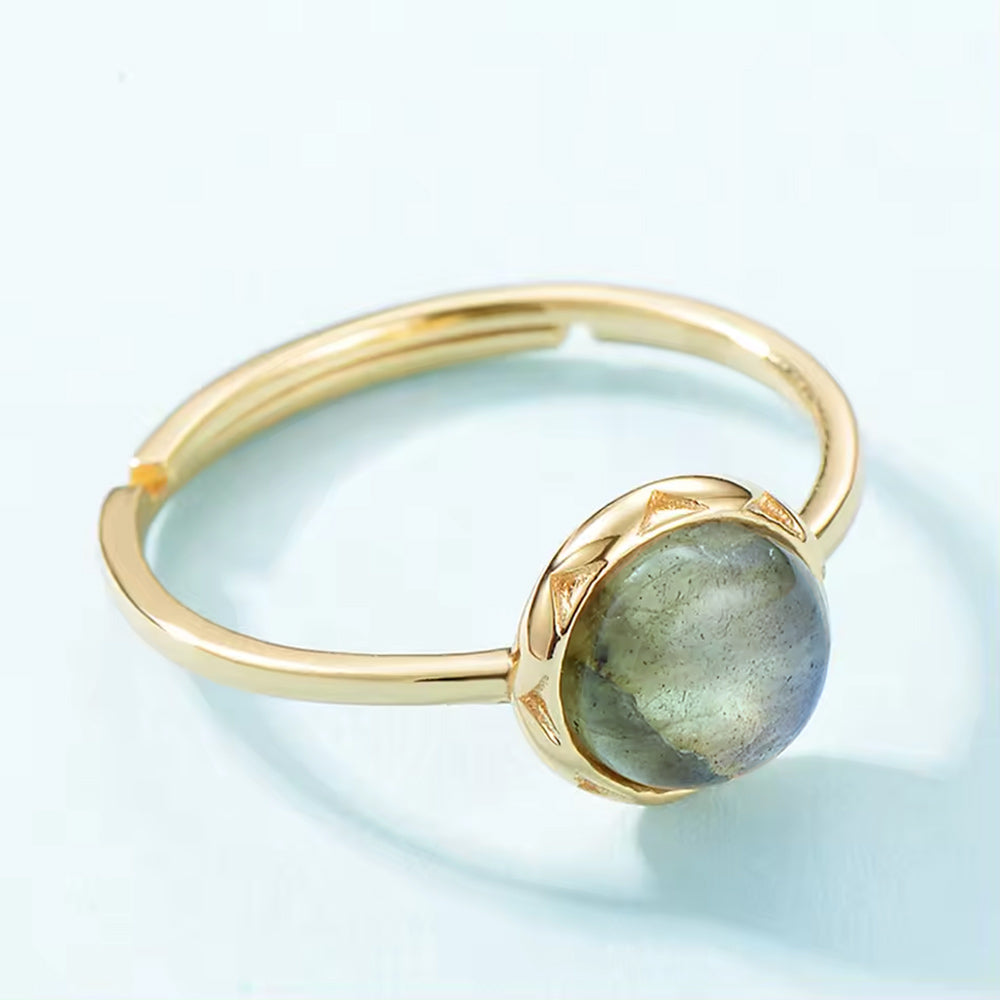 Bague &quot;Douceur&quot; en Labradorite