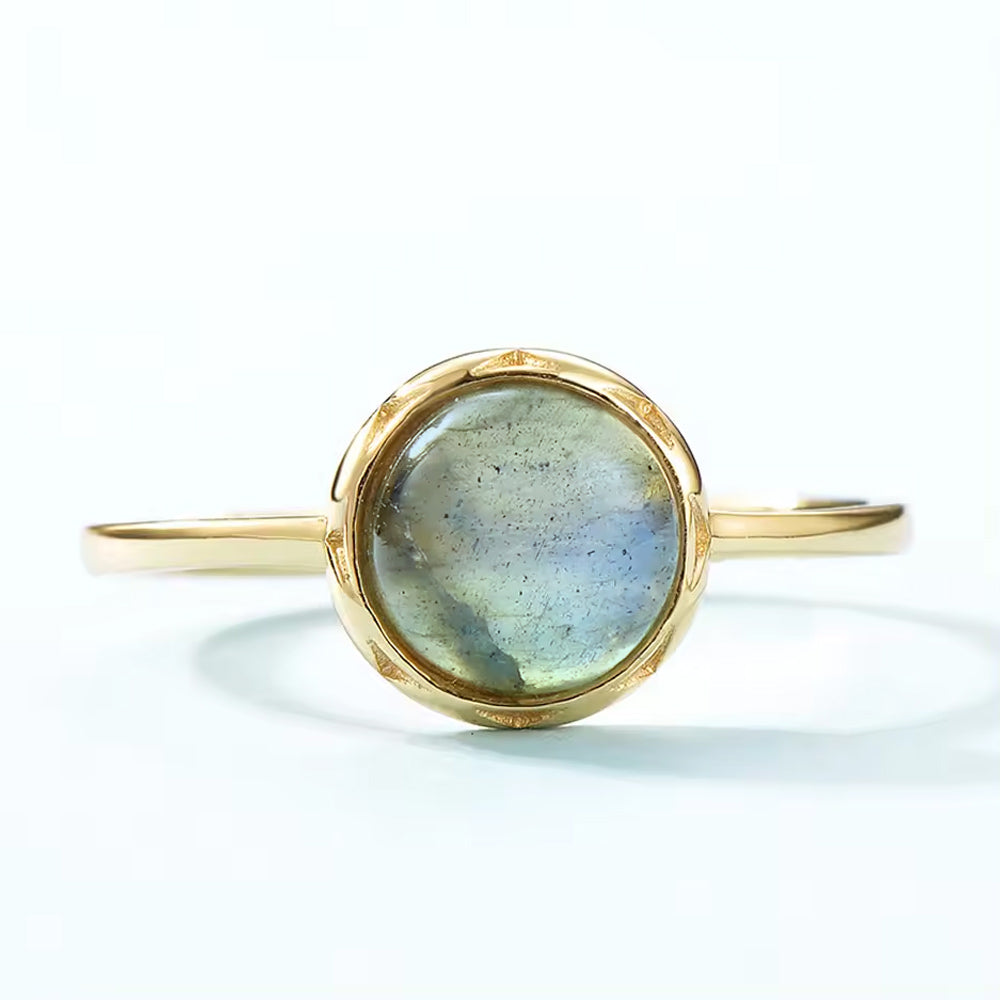 Bague &quot;Douceur&quot; en Labradorite