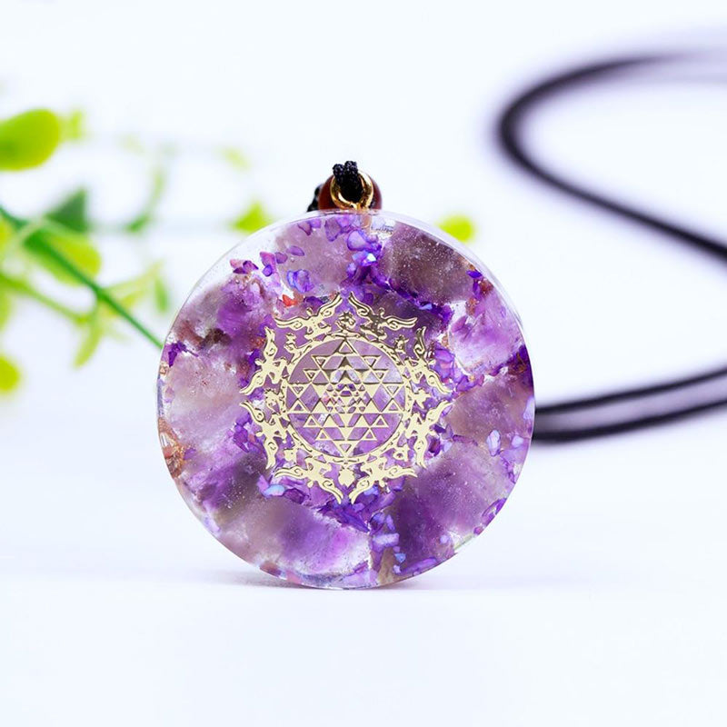 🎁 Pendentif Orgonite Améthyste (GRATUIT)